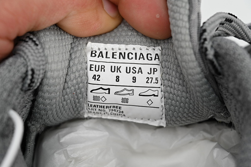 【DA0LJ】灰色-6 巴黎10代跑鞋 542229 W1RB5 1210 Balenciaga Silver Grey