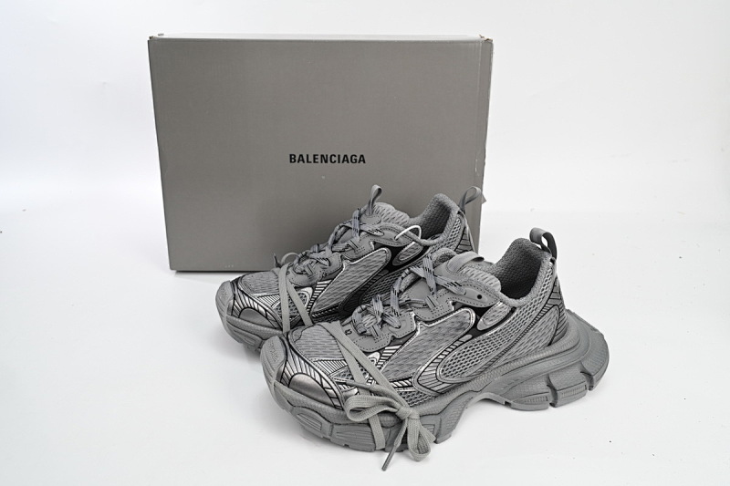 【DA0LJ】灰色-6 巴黎10代跑鞋 542229 W1RB5 1210 Balenciaga Silver Grey