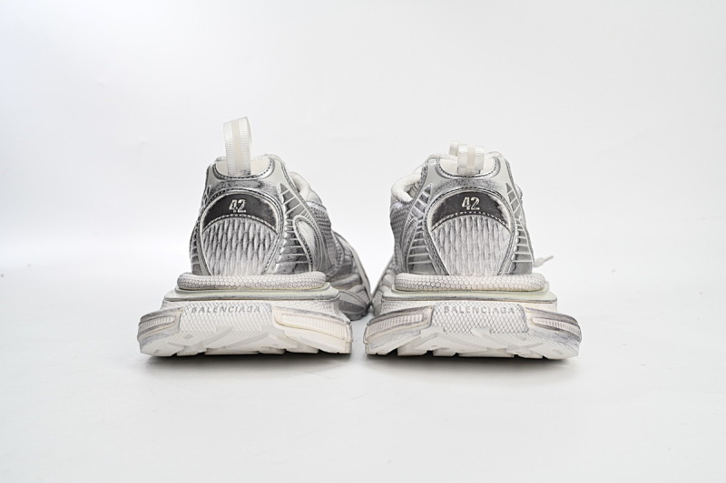 【DA0LJ】白色-8 巴黎10代跑鞋 542229 W1RB5 0101 Balenciaga Silver White