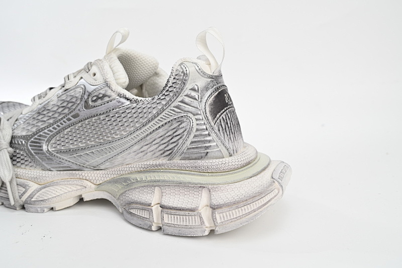 【DA0LJ】白色-8 巴黎10代跑鞋 542229 W1RB5 0101 Balenciaga Silver White