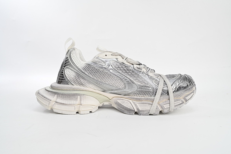 【DA0LJ】白色-8 巴黎10代跑鞋 542229 W1RB5 0101 Balenciaga Silver White