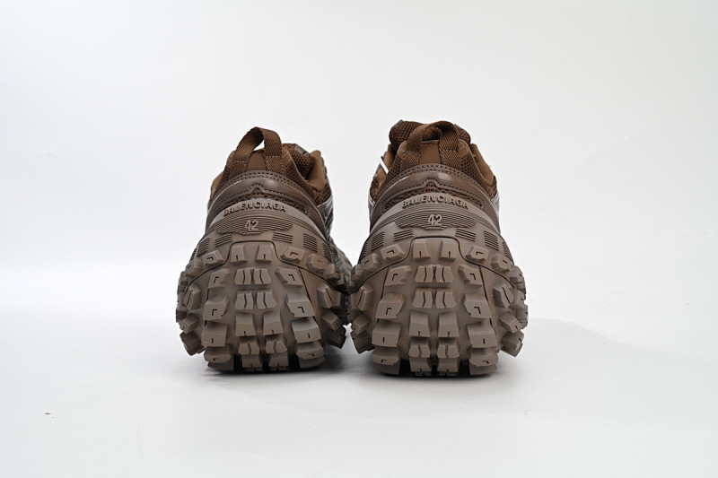 【EA0LJ】棕色-11 巴黎轮胎鞋 685611 W3RBS 2408 Balenciaga Defender Black Brown