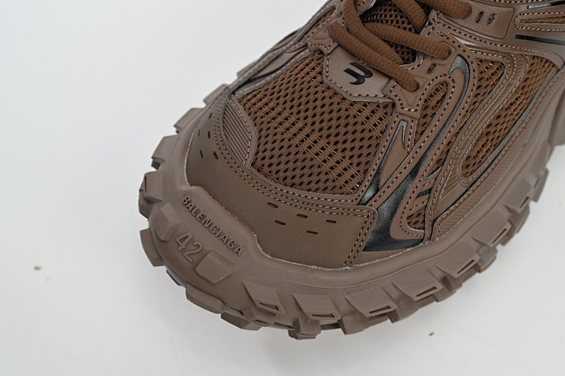 【EA0LJ】棕色-11 巴黎轮胎鞋 685611 W3RBS 2408 Balenciaga Defender Black Brown