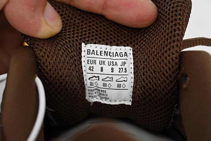 【EA0LJ】棕色-11 巴黎轮胎鞋 685611 W3RBS 2408 Balenciaga Defender Black Brown