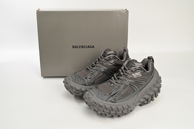 【EA0LJ】黑灰-10 巴黎轮胎鞋 685611 W2RA6 3000 Balenciaga Defender Black Gray