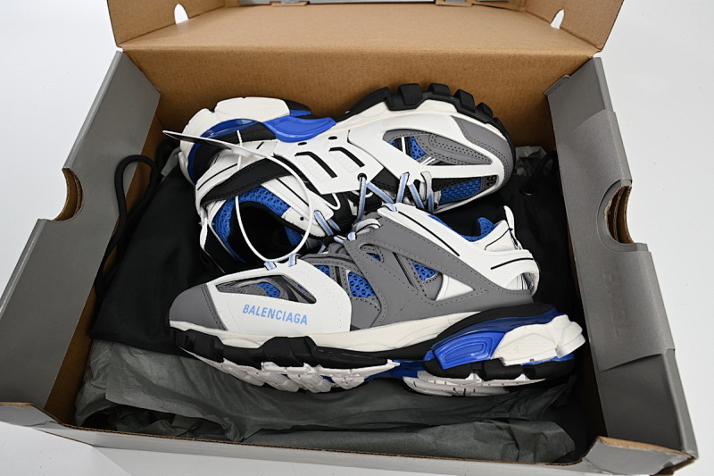 【DA0LJ】灰白蓝-106 巴黎3代时尚复古低帮跑鞋 542436 W3SR6 2501 Balenciaga Tess S.Black Black Grey White Blue