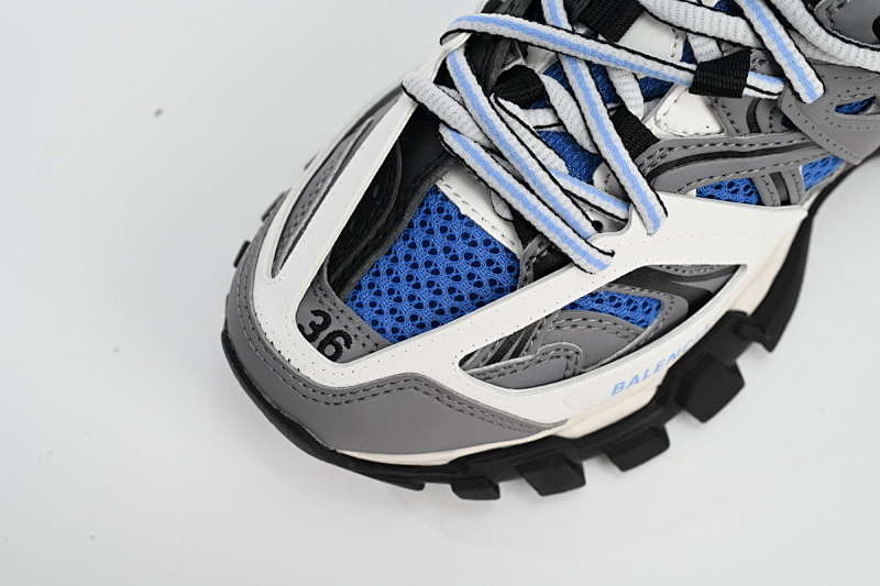 【DA0LJ】灰白蓝-106 巴黎3代时尚复古低帮跑鞋 542436 W3SR6 2501 Balenciaga Tess S.Black Black Grey White Blue