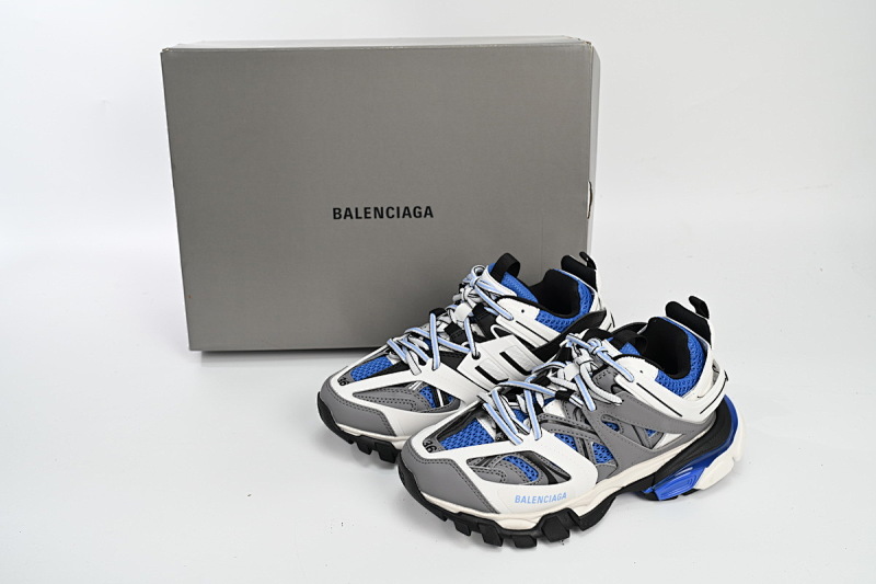 【DA0LJ】灰白蓝-106 巴黎3代时尚复古低帮跑鞋 542436 W3SR6 2501 Balenciaga Tess S.Black Black Grey White Blue
