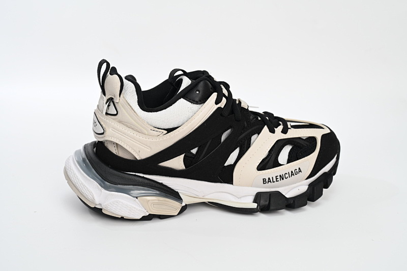 【DA0LJ】米白黑-101 巴黎3代时尚复古低帮跑鞋 542436 W3SU5 9791 Balenciaga Tess S.Black Rice White Black