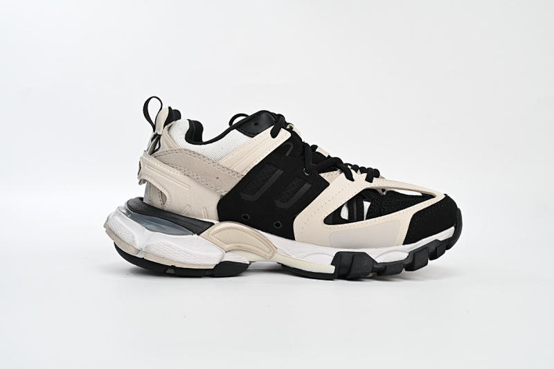 【DA0LJ】米白黑-101 巴黎3代时尚复古低帮跑鞋 542436 W3SU5 9791 Balenciaga Tess S.Black Rice White Black