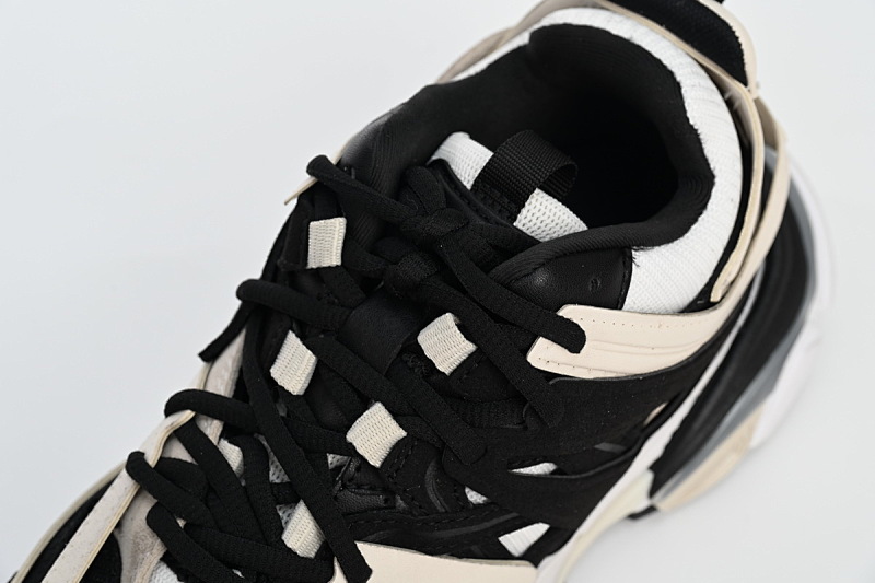 【DA0LJ】米白黑-101 巴黎3代时尚复古低帮跑鞋 542436 W3SU5 9791 Balenciaga Tess S.Black Rice White Black