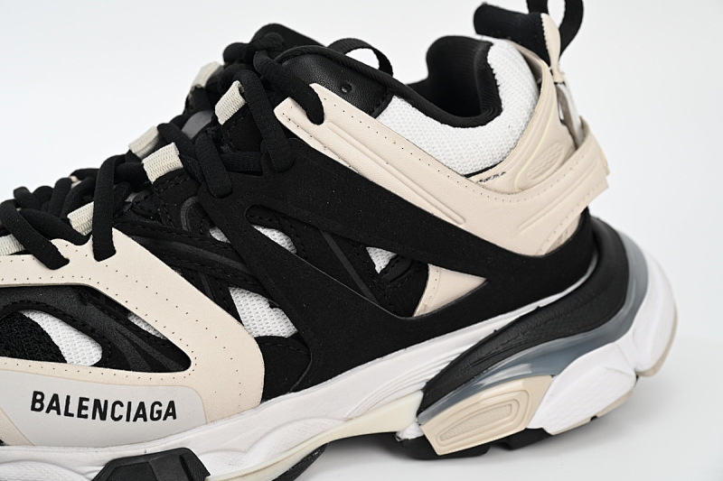 【DA0LJ】米白黑-101 巴黎3代时尚复古低帮跑鞋 542436 W3SU5 9791 Balenciaga Tess S.Black Rice White Black