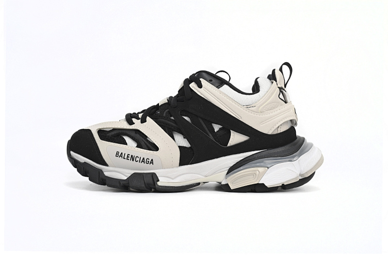 【DA0LJ】米白黑-101 巴黎3代时尚复古低帮跑鞋 542436 W3SU5 9791 Balenciaga Tess S.Black Rice White Black