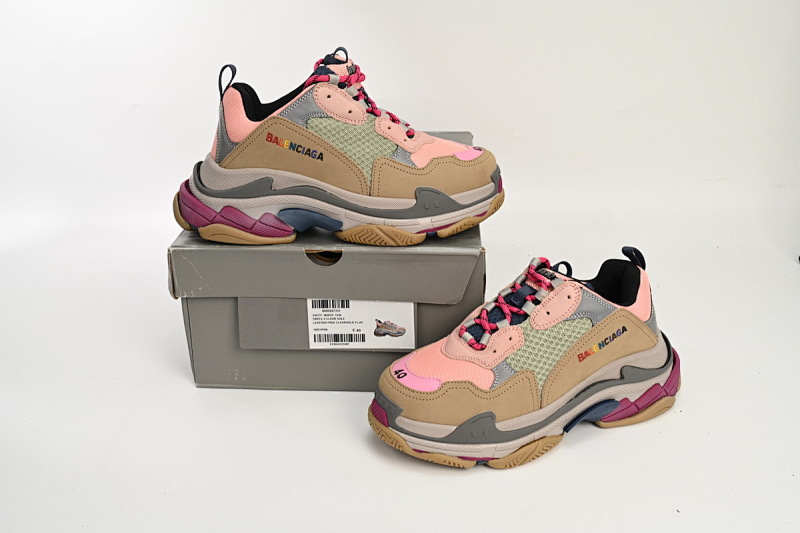 yupoo_371198_2bd5f77f.jpg 【CA0LJ】灰粉 巴黎世家8层组合TPU复古鞋 490672 W09O5 1036 Balenciaga Triple S Grey Pink