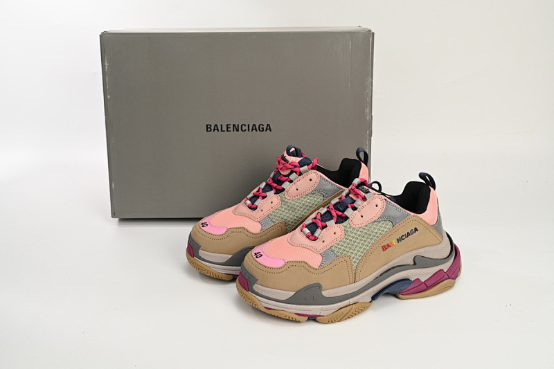 yupoo_371198_6ca83153.jpg 【CA0LJ】灰粉 巴黎世家8层组合TPU复古鞋 490672 W09O5 1036 Balenciaga Triple S Grey Pink