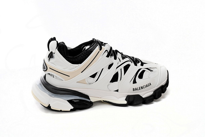 【DA0LJ】黑白-61 巴黎3代时尚复古低帮跑鞋 542436 W3NH3 7261 Balenciaga Tess S.Black And White