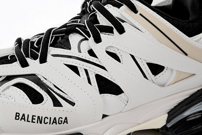 【DA0LJ】黑白-61 巴黎3代时尚复古低帮跑鞋 542436 W3NH3 7261 Balenciaga Tess S.Black And White