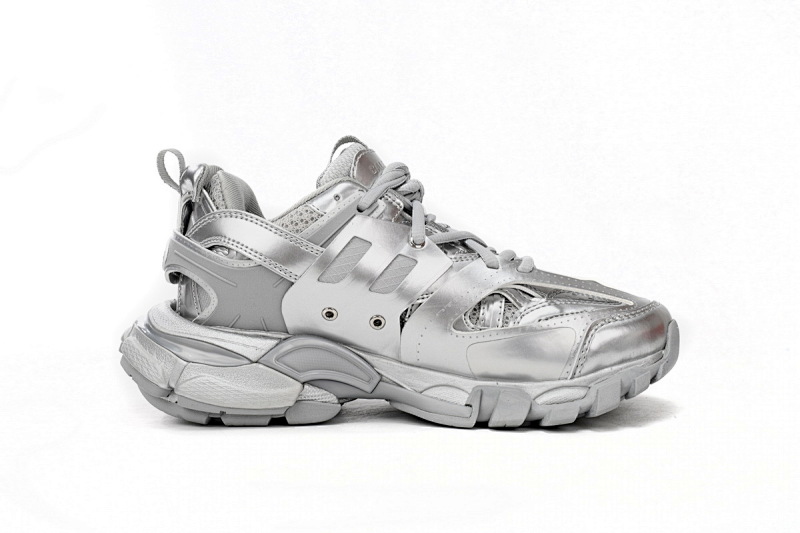 【DA0LJ】亮银-62 巴黎3代时尚复古低帮跑鞋 542436 W2FS3 8100 Balenciaga Tess S.Bright Silver