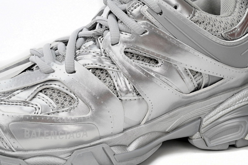 【DA0LJ】亮银-62 巴黎3代时尚复古低帮跑鞋 542436 W2FS3 8100 Balenciaga Tess S.Bright Silver