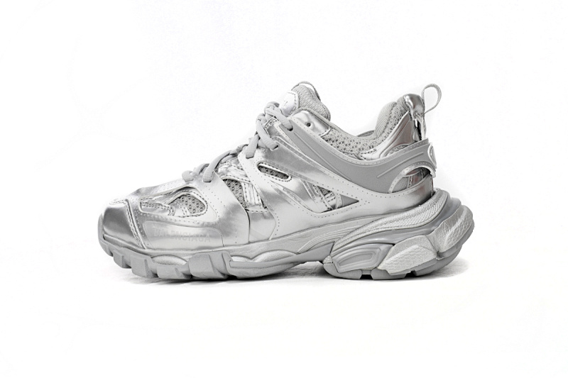 【DA0LJ】亮银-62 巴黎3代时尚复古低帮跑鞋 542436 W2FS3 8100 Balenciaga Tess S.Bright Silver