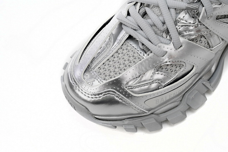 【DA0LJ】亮银-62 巴黎3代时尚复古低帮跑鞋 542436 W2FS3 8100 Balenciaga Tess S.Bright Silver