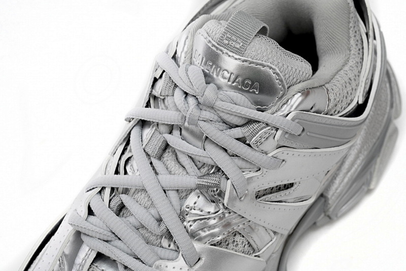 【DA0LJ】亮银-62 巴黎3代时尚复古低帮跑鞋 542436 W2FS3 8100 Balenciaga Tess S.Bright Silver