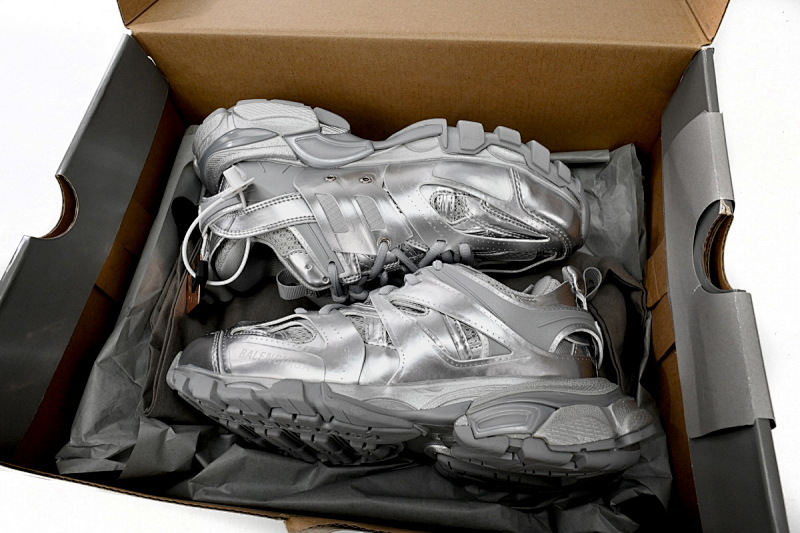 【DA0LJ】亮银-62 巴黎3代时尚复古低帮跑鞋 542436 W2FS3 8100 Balenciaga Tess S.Bright Silver