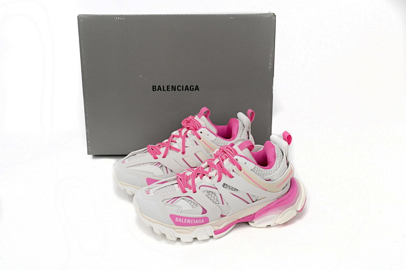 【DA0LJ】白瑰红-58 巴黎3代时尚复古低帮跑鞋 542436 W1GB1 2258 Balenciaga Tess S.White Rose