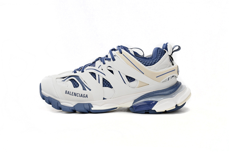 【DA0LJ】白深蓝-65 巴黎3代时尚复古低帮跑鞋 542023 W1GC4 9050 Balenciaga Tess S.White Dark Blue