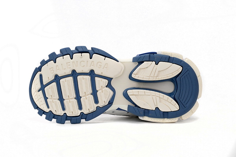 【DA0LJ】白深蓝-65 巴黎3代时尚复古低帮跑鞋 542023 W1GC4 9050 Balenciaga Tess S.White Dark Blue