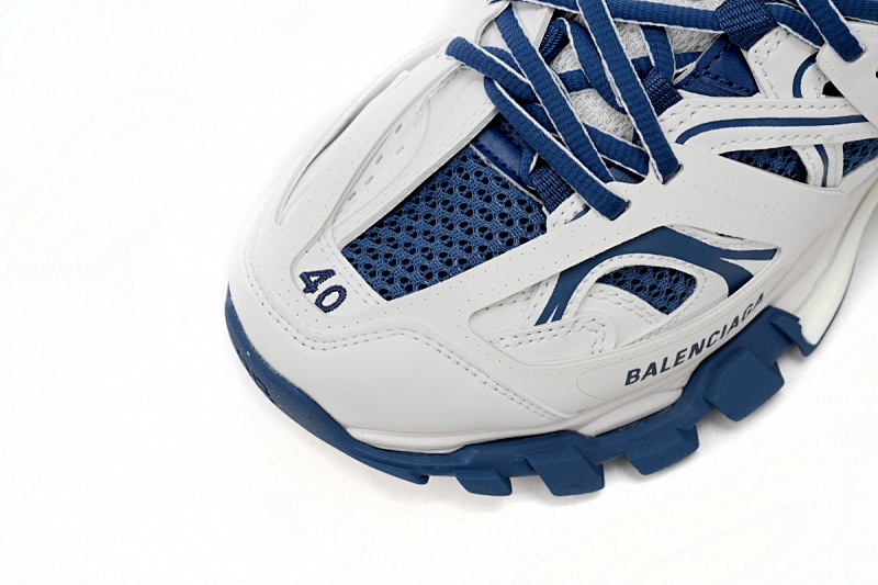 【DA0LJ】白深蓝-65 巴黎3代时尚复古低帮跑鞋 542023 W1GC4 9050 Balenciaga Tess S.White Dark Blue
