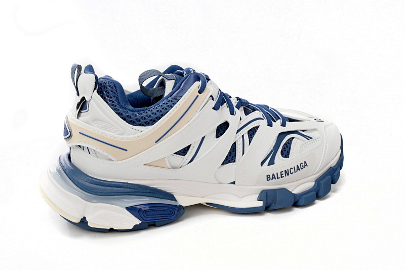 【DA0LJ】白深蓝-65 巴黎3代时尚复古低帮跑鞋 542023 W1GC4 9050 Balenciaga Tess S.White Dark Blue
