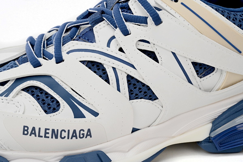【DA0LJ】白深蓝-65 巴黎3代时尚复古低帮跑鞋 542023 W1GC4 9050 Balenciaga Tess S.White Dark Blue