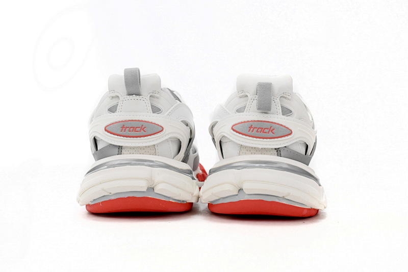 【DA0LJ】白灰红-63 巴黎3代时尚复古低帮跑鞋 542436 W3DB2 7663 Balenciaga Tess S.White Grey Red