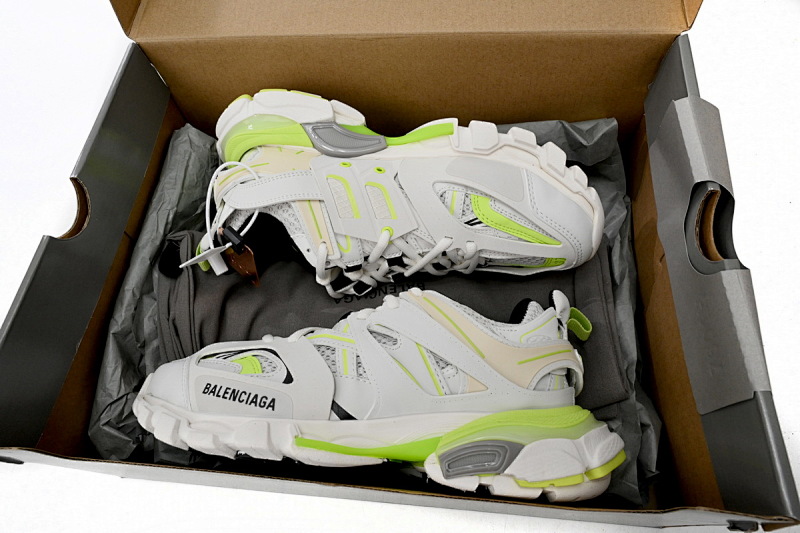 【DA0LJ】白荧光-60 巴黎3代时尚复古低帮跑鞋 542436 W3NU2 7660 Balenciaga Tess S. White Fluorescence