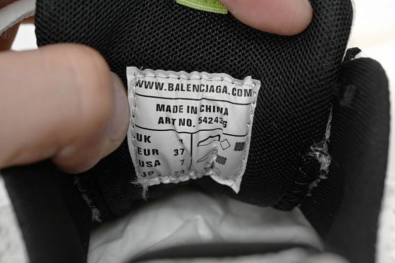 【DA0LJ】白荧光-60 巴黎3代时尚复古低帮跑鞋 542436 W3NU2 7660 Balenciaga Tess S. White Fluorescence