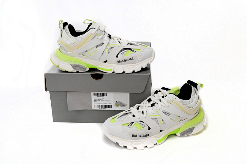 【DA0LJ】白荧光-60 巴黎3代时尚复古低帮跑鞋 542436 W3NU2 7660 Balenciaga Tess S. White Fluorescence
