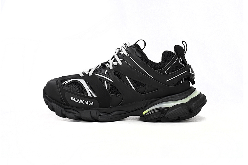 【EA7LJ】黑白有灯-45 巴黎3代灯鞋 542023 W1GB1 2045 Balenciaga Tess Black And White