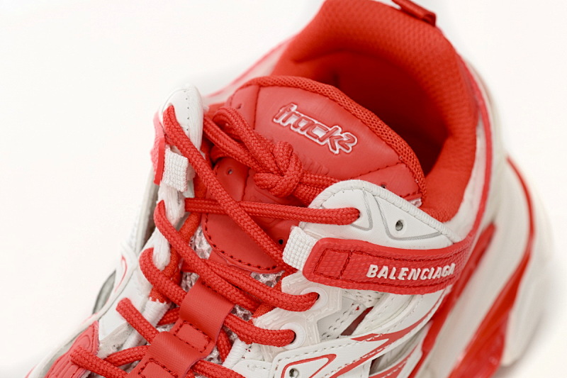 【EA0LL】白红-33 巴黎4代时尚跑鞋 568615 W2GN3 1293 Balenciaga Track 2 Sneaker Military Black White Red