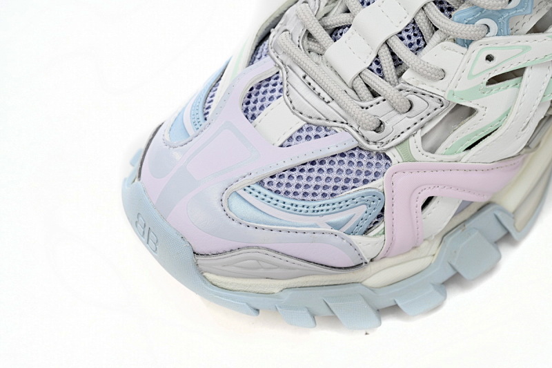 【EA0LL】淡白紫-20 巴黎4代时尚跑鞋 568615 W2GN3 9045 Balenciaga Track 2 Sneaker Military Black Pale White Purple