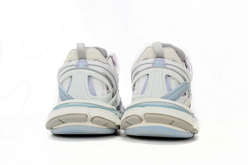 【EA0LL】淡白紫-20 巴黎4代时尚跑鞋 568615 W2GN3 9045 Balenciaga Track 2 Sneaker Military Black Pale White Purple