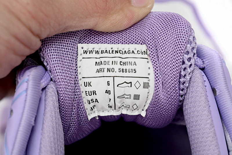 【EA0LL】紫色-32 巴黎4代时尚跑鞋 568615 W3AG1 5310 Balenciaga Track 2 Sneaker Military Purple
