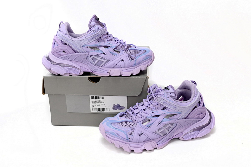 【EA0LL】紫色-32 巴黎4代时尚跑鞋 568615 W3AG1 5310 Balenciaga Track 2 Sneaker Military Purple