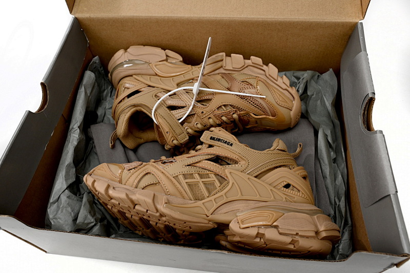 【EA0LL】褐色-36 巴黎4代时尚跑鞋 568615 W3AG1 2706 Balenciaga Track 2 Sneaker Military Brown