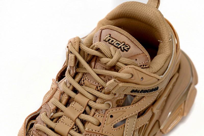 【EA0LL】褐色-36 巴黎4代时尚跑鞋 568615 W3AG1 2706 Balenciaga Track 2 Sneaker Military Brown