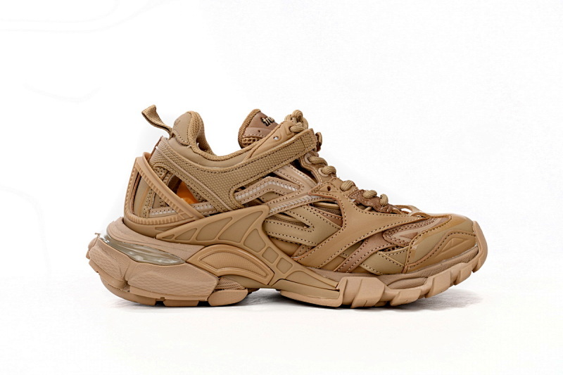【EA0LL】褐色-36 巴黎4代时尚跑鞋 568615 W3AG1 2706 Balenciaga Track 2 Sneaker Military Brown