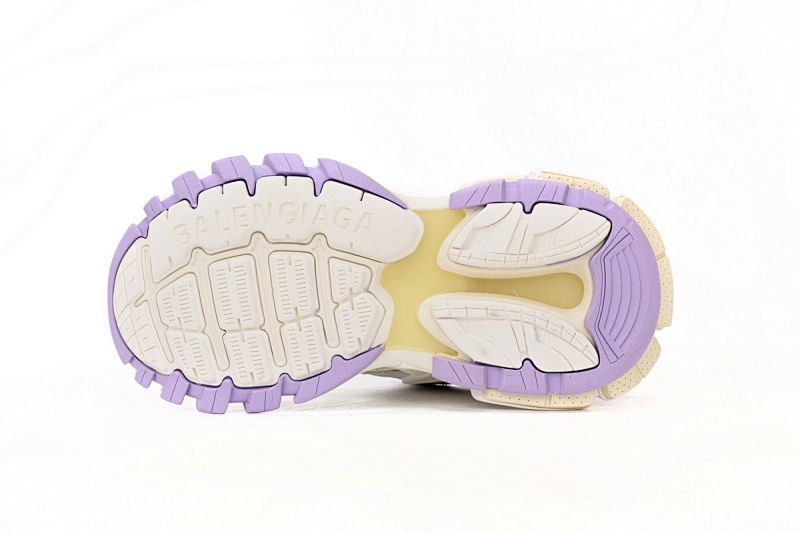 【EA0LL】白紫-40 巴黎4代时尚跑鞋 568615 W3AE2 5711 Balenciaga Track 2 Sneaker Military PAICU