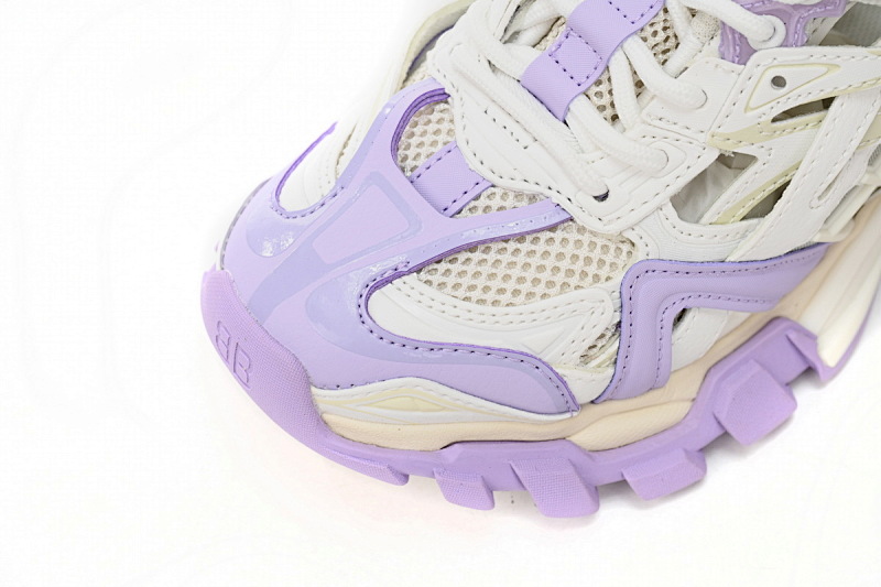 【EA0LL】白紫-40 巴黎4代时尚跑鞋 568615 W3AE2 5711 Balenciaga Track 2 Sneaker Military PAICU