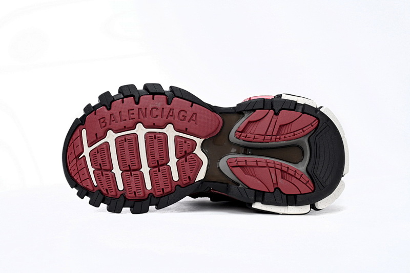 【EA0LL】黑白红-10 巴黎4代时尚跑鞋 568614 W2GN3 6000 Balenciaga Track 2 Sneaker Military Black White Red