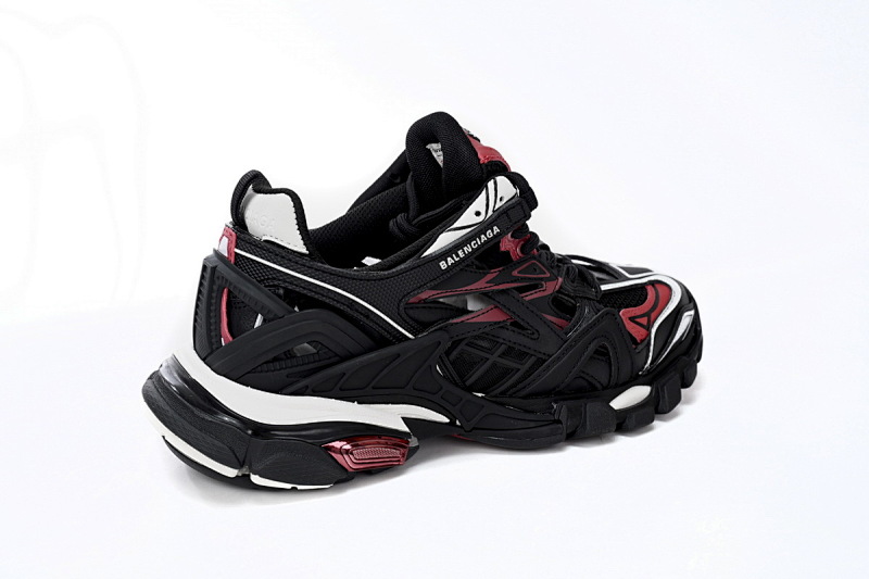 【EA0LL】黑白红-10 巴黎4代时尚跑鞋 568614 W2GN3 6000 Balenciaga Track 2 Sneaker Military Black White Red